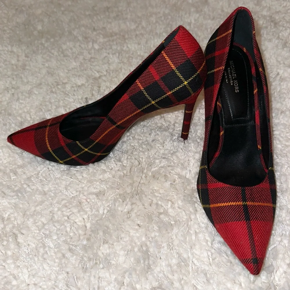 MICHAEL KORS Collection checkered High Heels - 38 (8US) - Picture 3 of 9